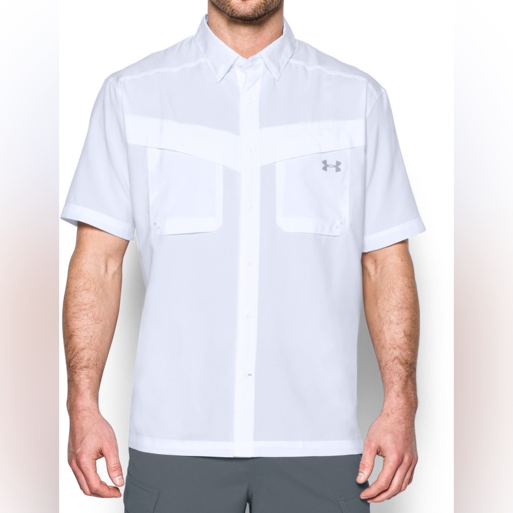Under Armour Mens Tide Chaser SS T-Shirt button down